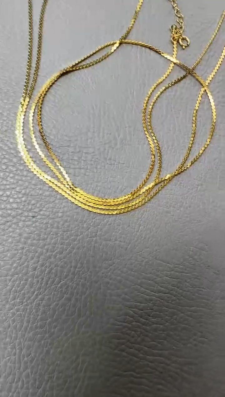 主播定制链接金色款车花链子