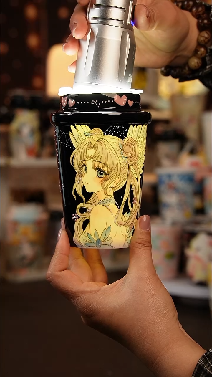 (玉泥）景德镇手工手绘文创陶瓷杯