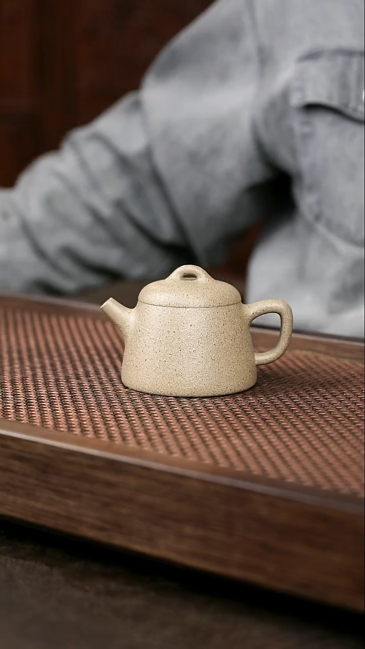 茶壶紫砂顶级 青降坡金钟