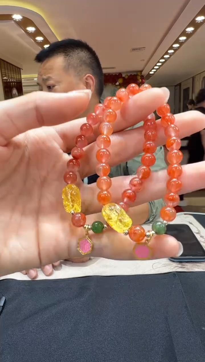 玛瑙/玉髓颈饰未镶嵌手串（多样性发一）6-7