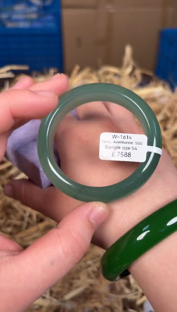 未镶嵌手镯石英质玉W1614