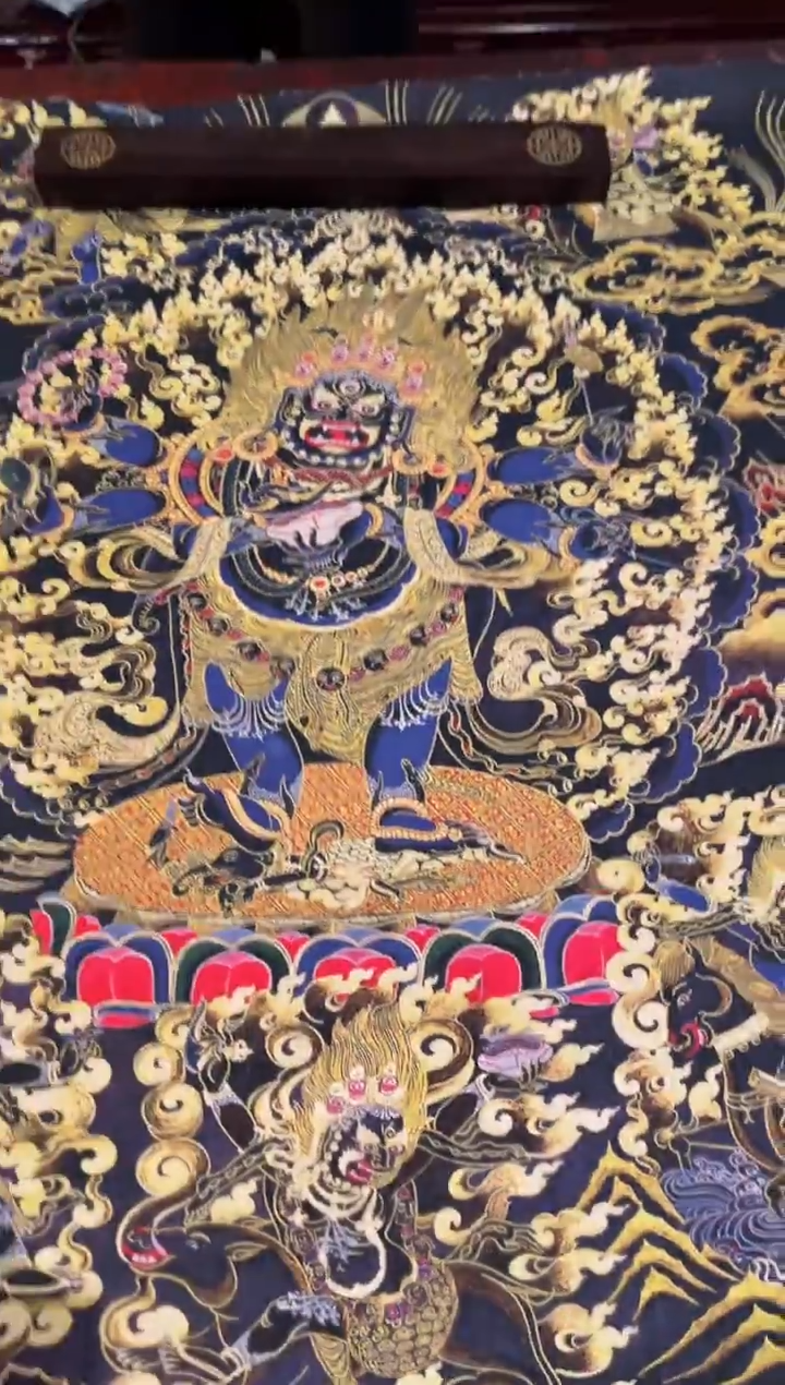 卷轴画手绘唐卡002