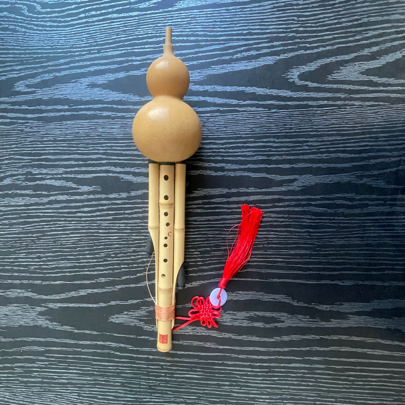 天然金竹九孔原生态竹绑线款专业制作演奏型葫芦丝