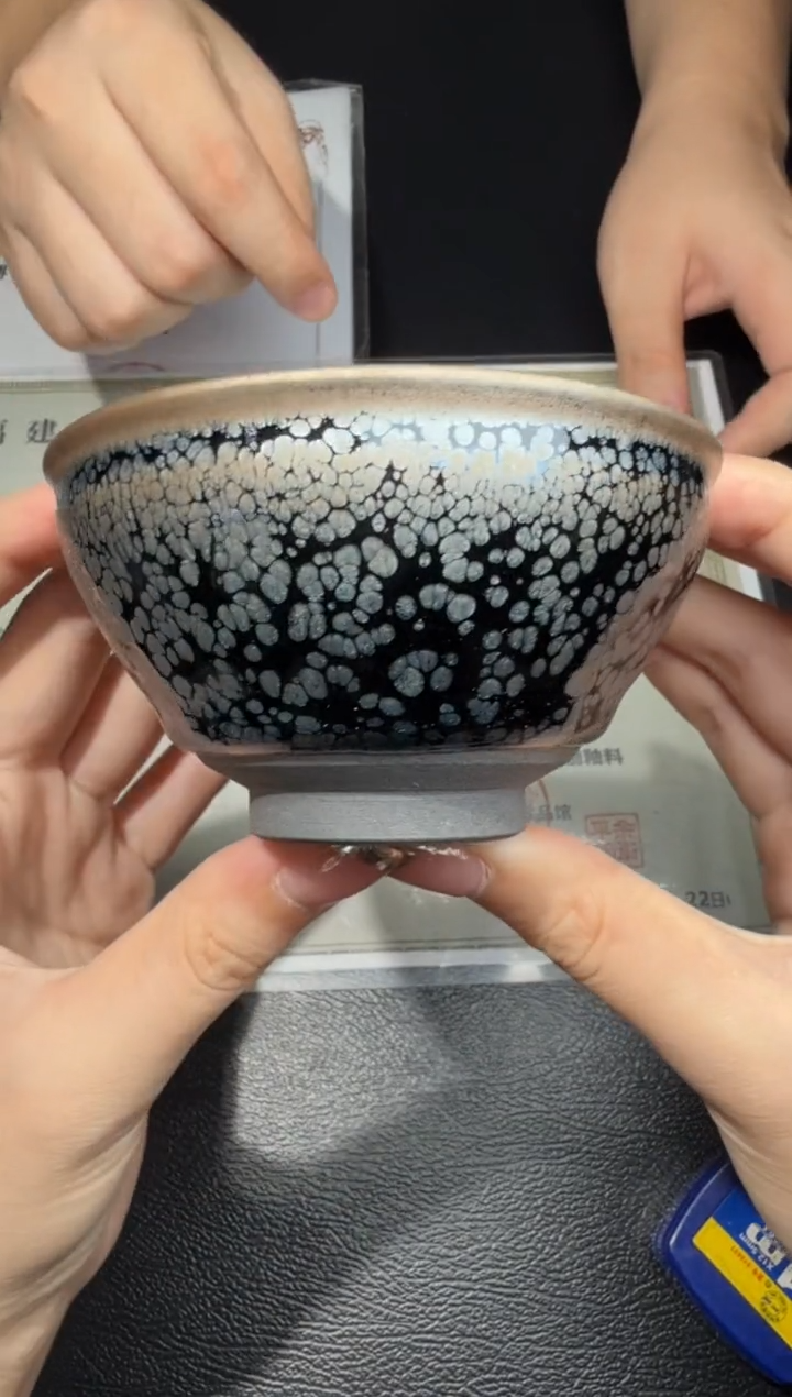茶盏陈祥松月影油滴9