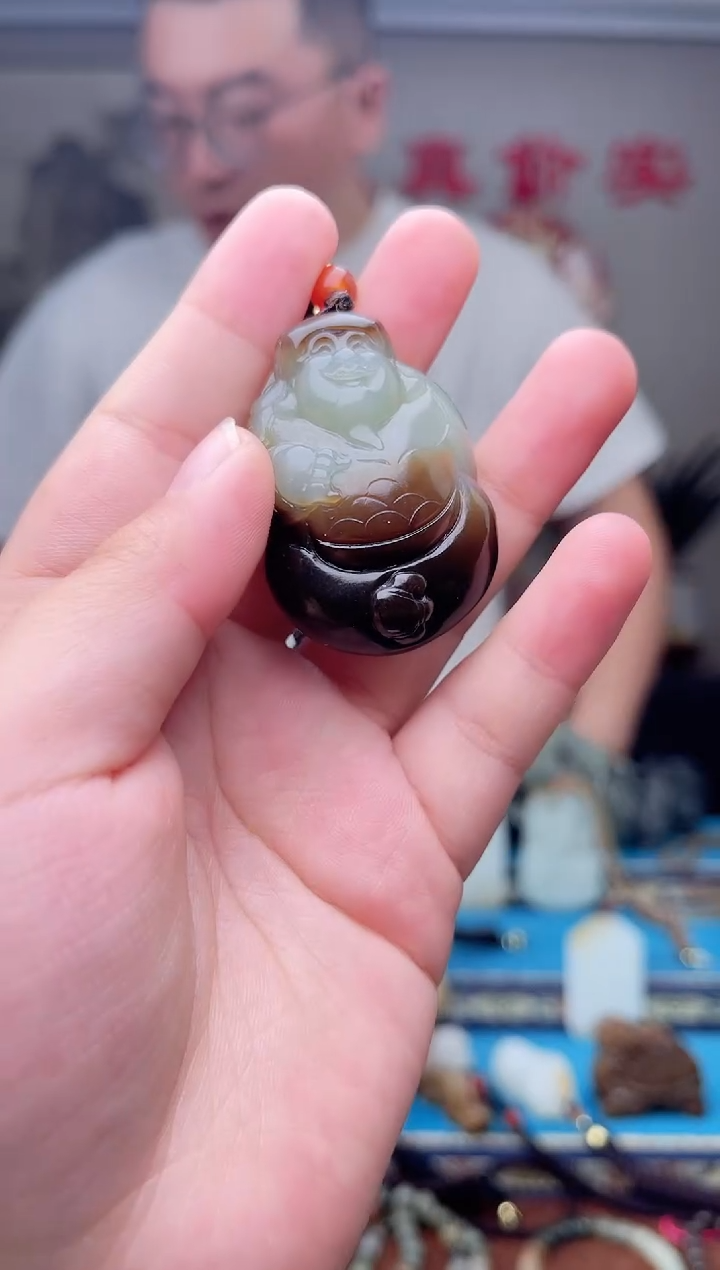 和田玉未镶嵌挂件1