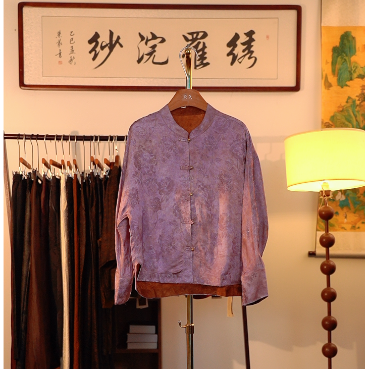 【雪殇若兮-香云纱外套】中式国风外套3072