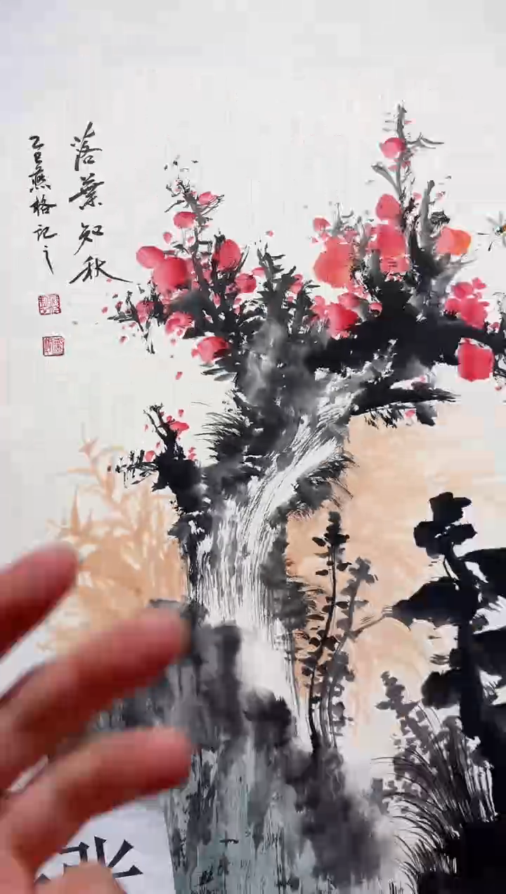 国画秦燕格国画手绘作品Y9