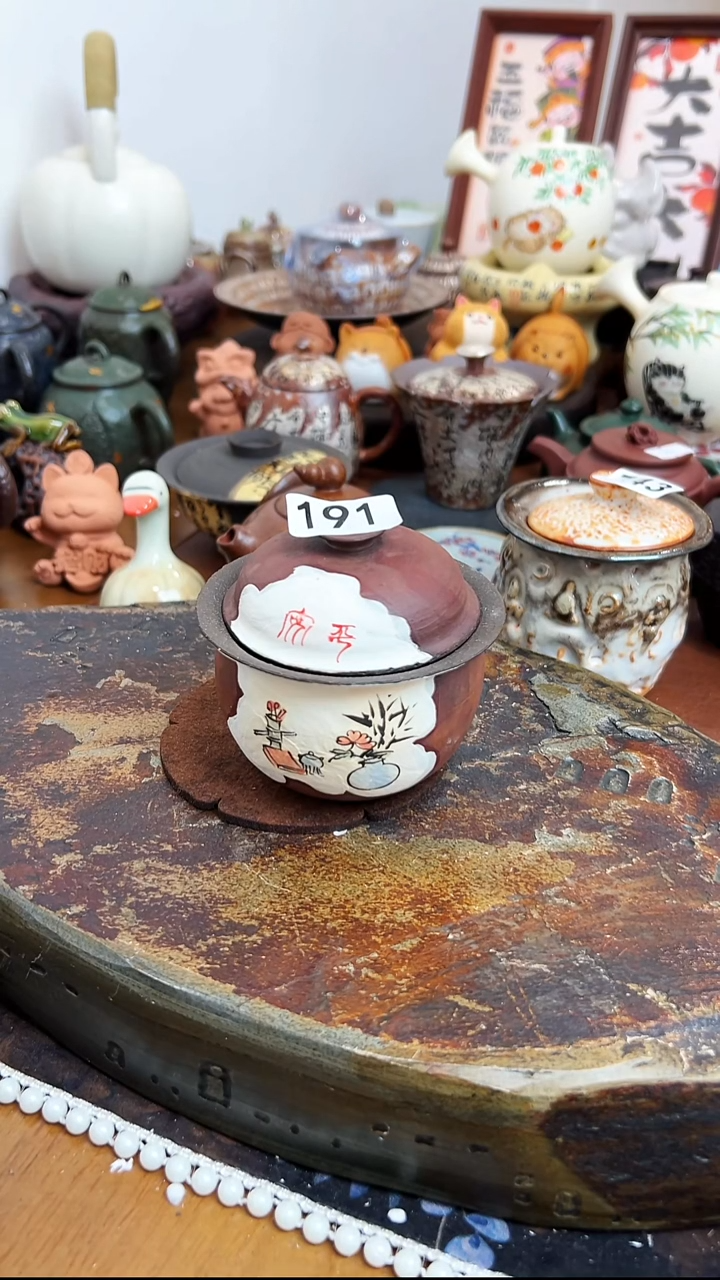  【茶瓷物语】微瑕 手工宝宝盖碗191