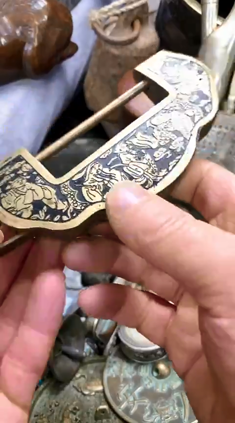 【闪购商品】一物一拍编号百年好合锁