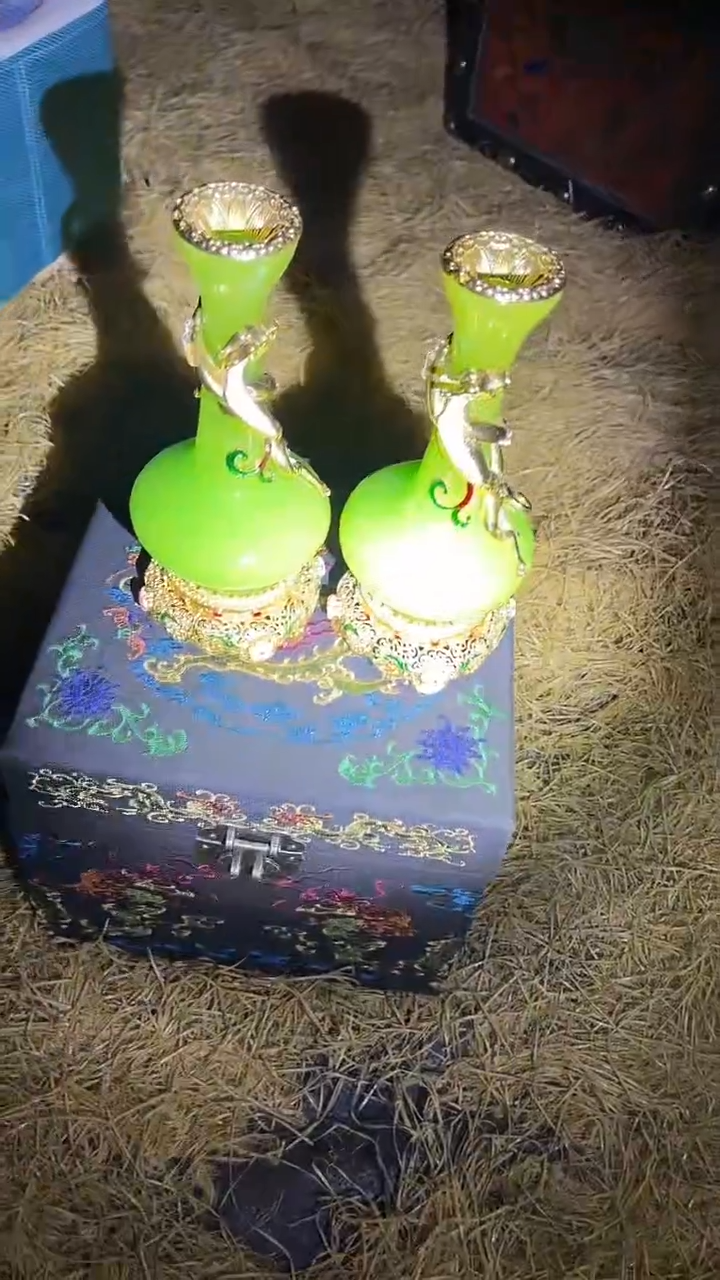 【闪购商品】【闪购商品】两个花瓶摆件带盒