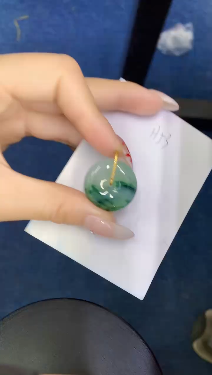【闪购商品】翡翠颈饰18K金镶嵌000000000000