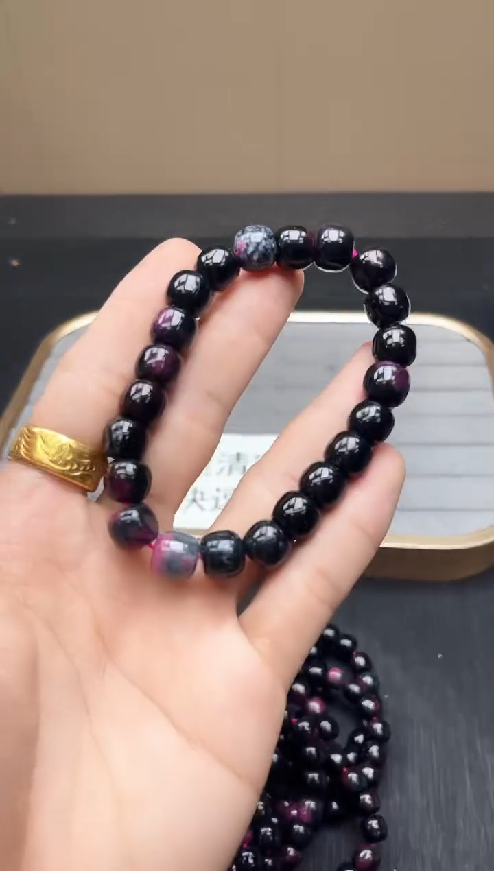 所见即所得 039黑美人老型珠10mm