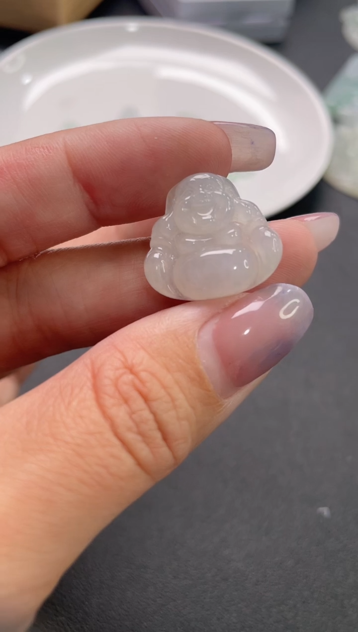 翡翠未镶嵌吊坠(不含链)1