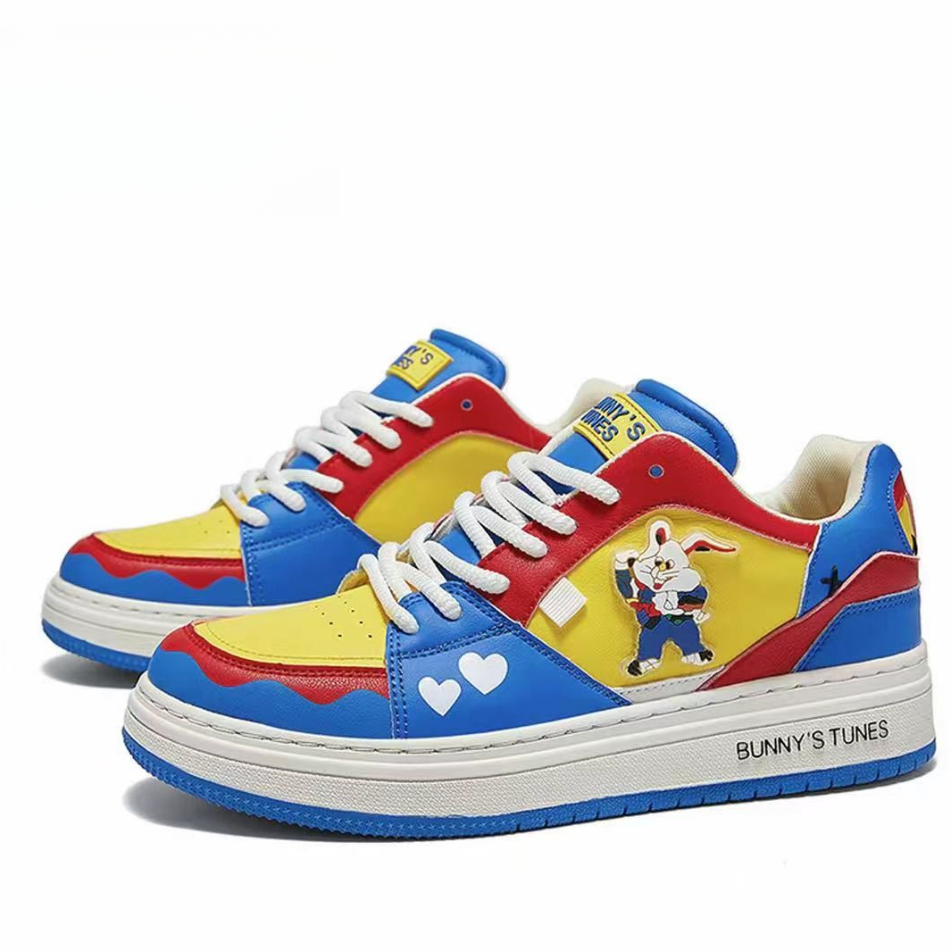 高品质新款男女同款板鞋休闲平板鞋3A02【小猪1】