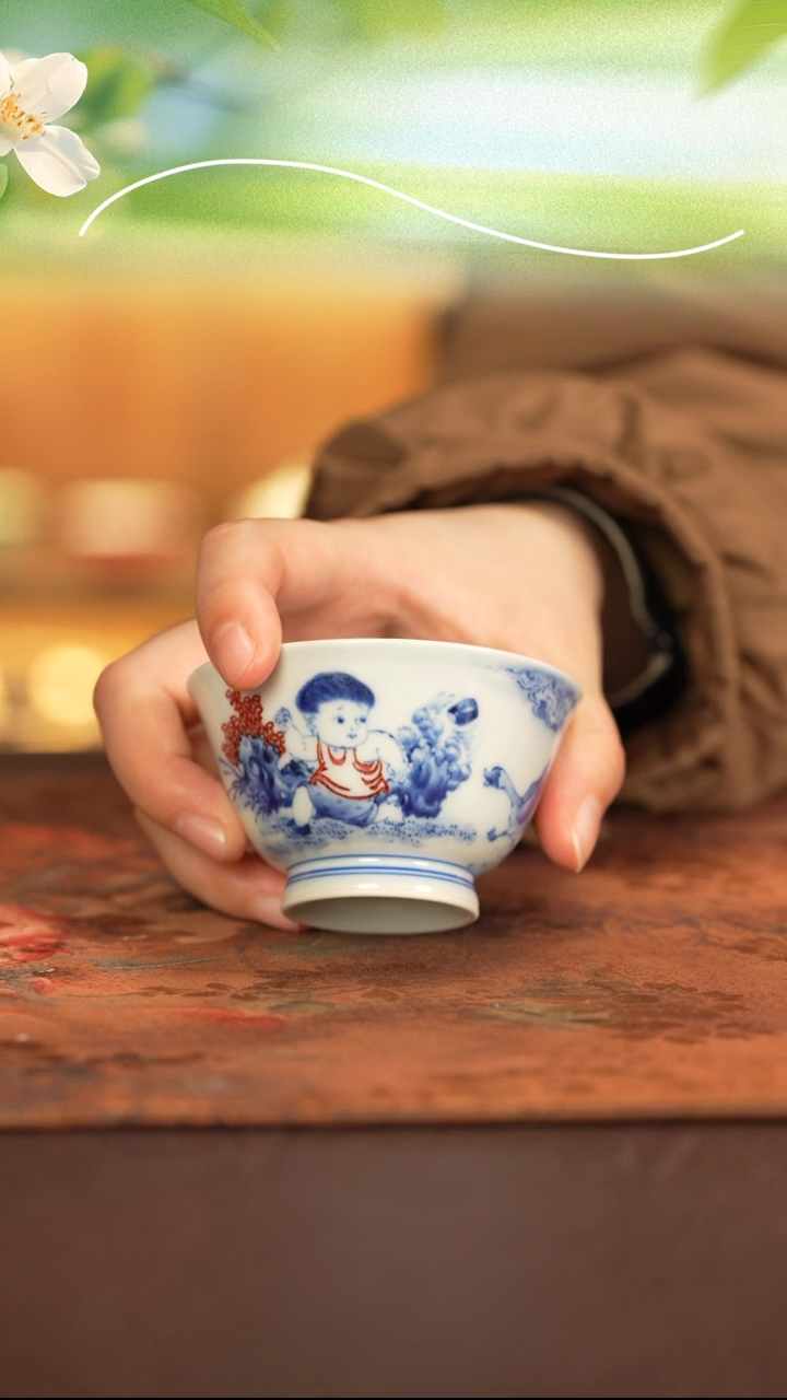 【闪购商品】杯子永明尚玩景德镇纯手工陶瓷瓷