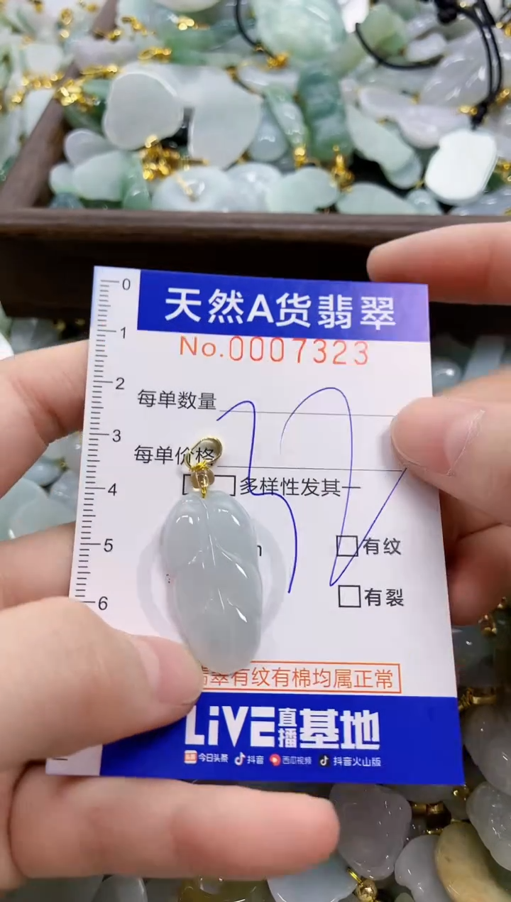 颈饰未镶嵌翡翠天然A货翡翠