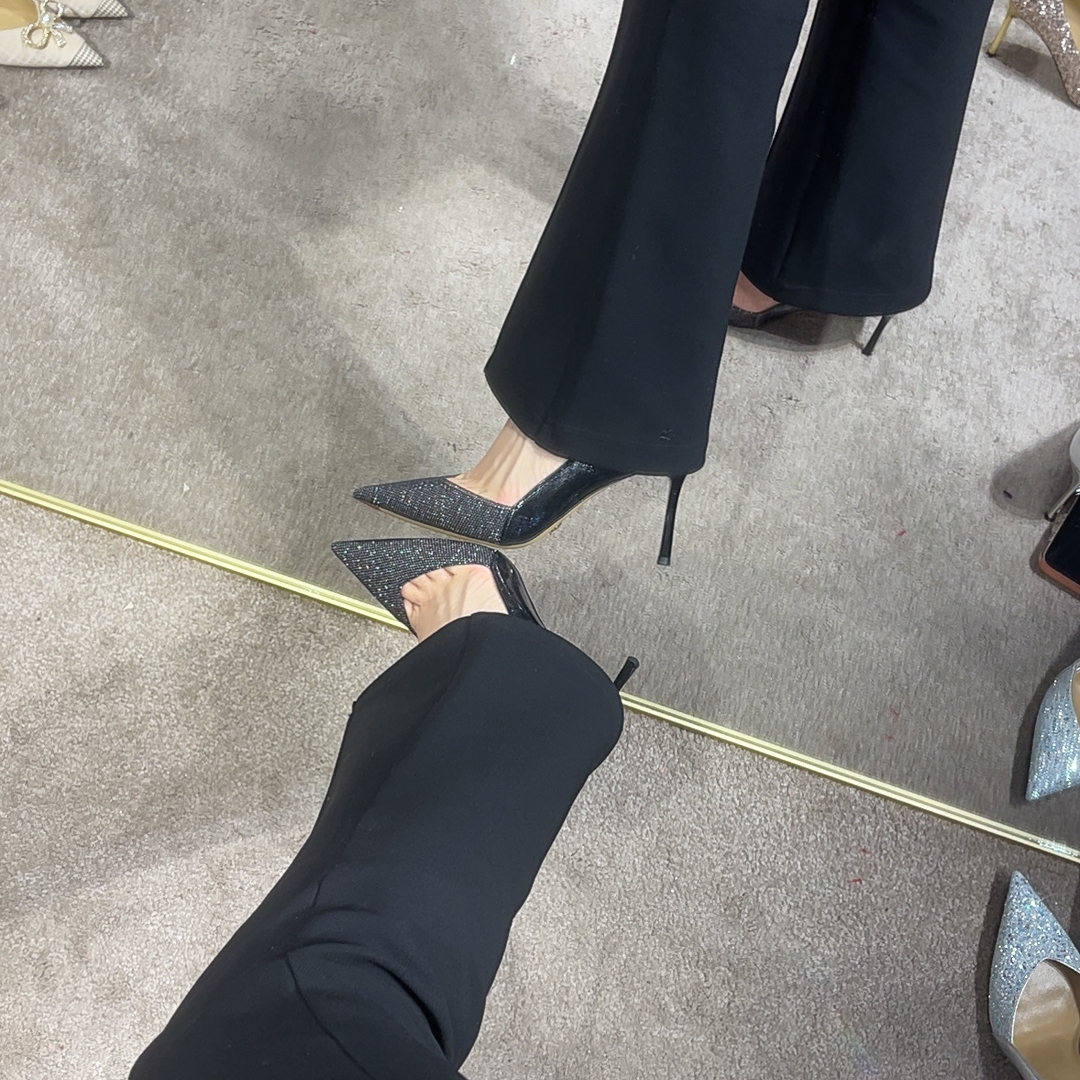 【灯光女王】高跟鞋女2025新款细跟设计感小众单鞋不累脚