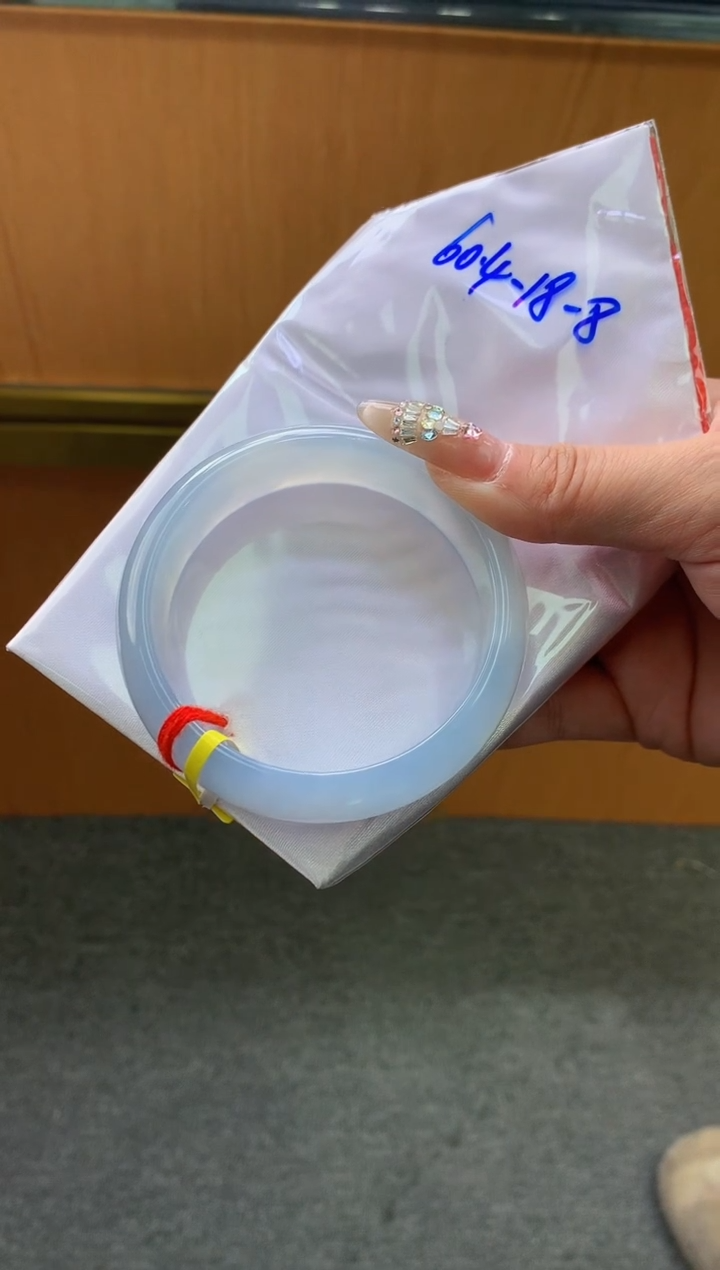 未镶嵌手镯翡翠-F95-正圈60.4