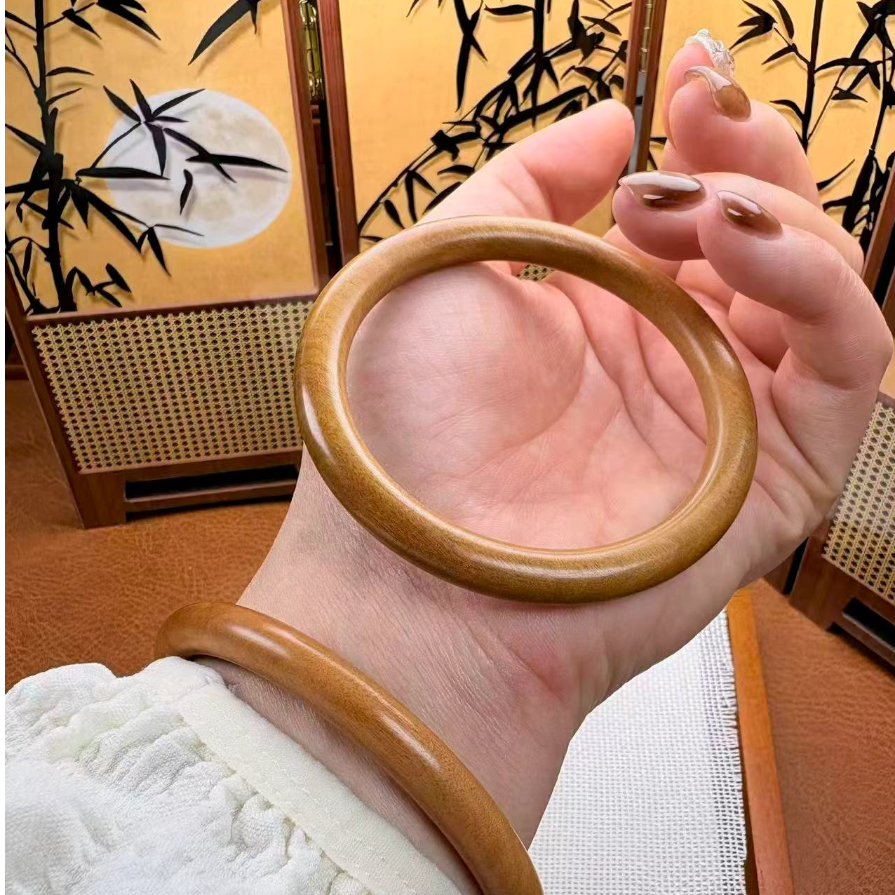  【桃安坊】桃木单圈手镯 桃木辟•挡•驱•护 百搭时尚