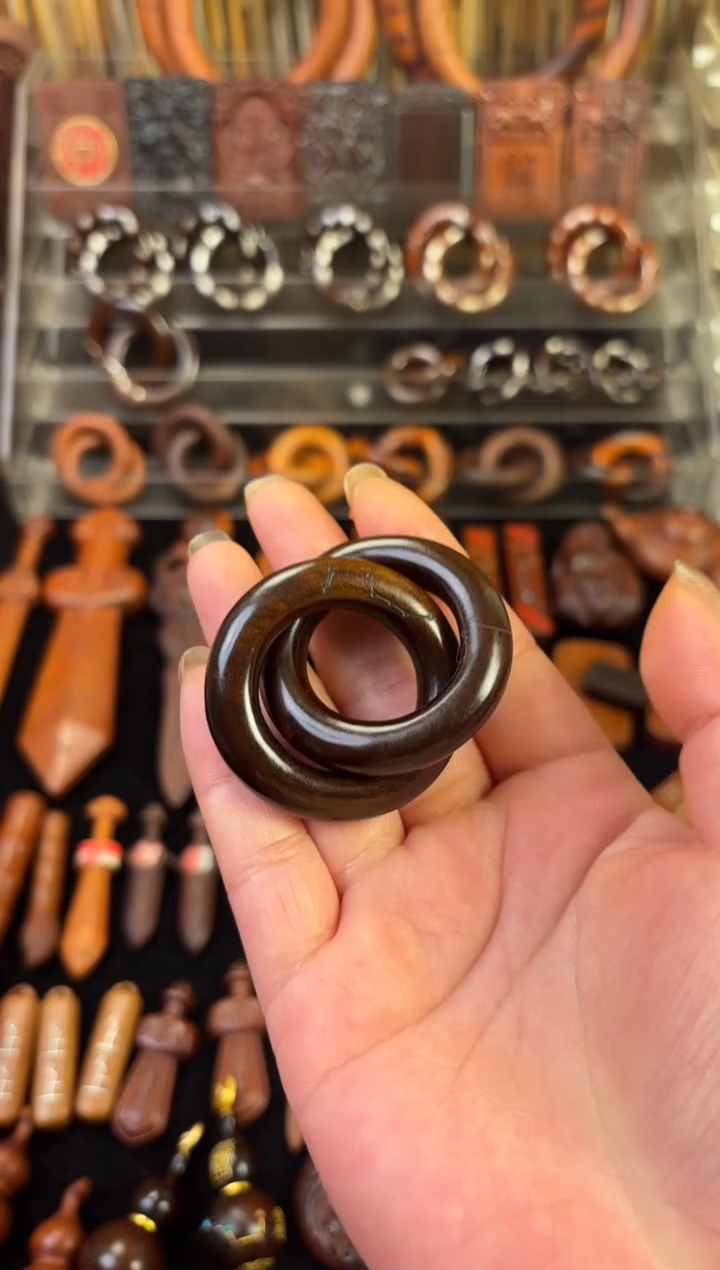 雷枣木玉化乾坤圈2.5