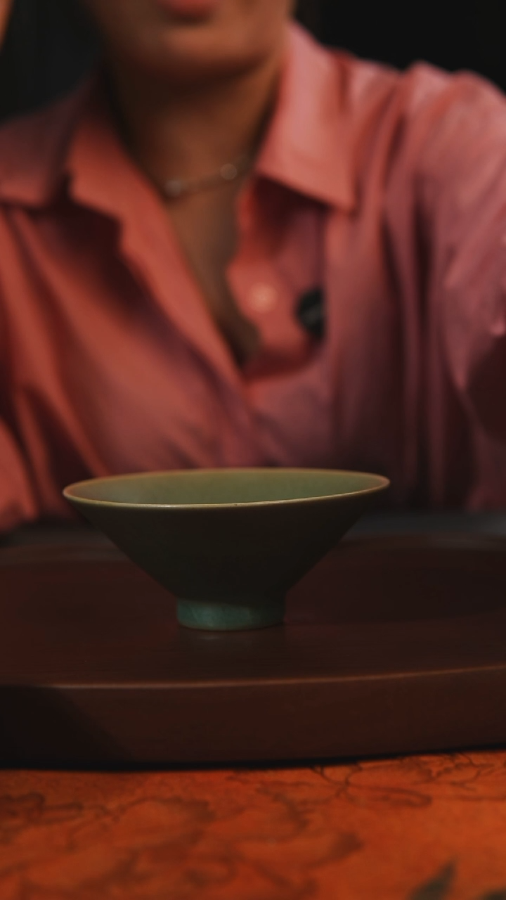 杯子斗笠 柴烧全品一级 汝州原产地原矿仿古老釉