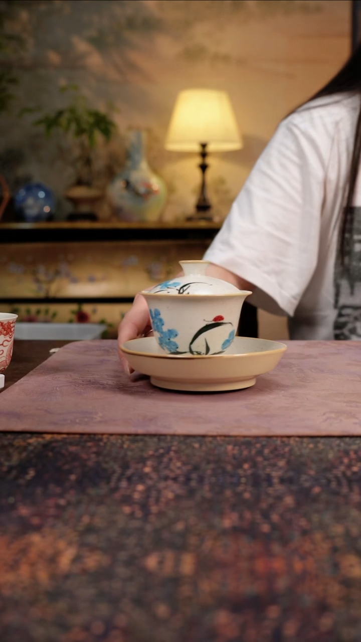 杯景德镇陶瓷杯碗柴烧多人