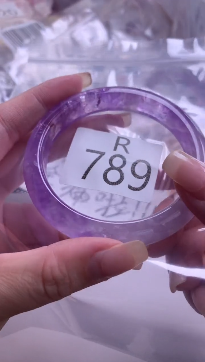 水晶珠宝半成品未镶嵌?****轩水晶手镯789-59