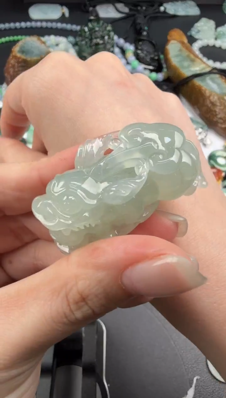 吊坠(不含链)未镶嵌翡翠翡翠饰品-242