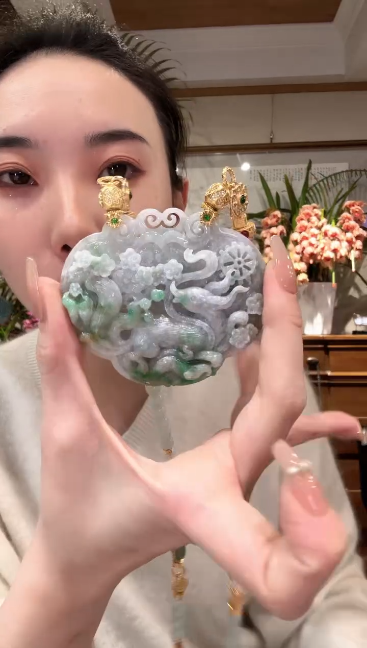 【闪购商品】翡翠颈饰未镶嵌国风