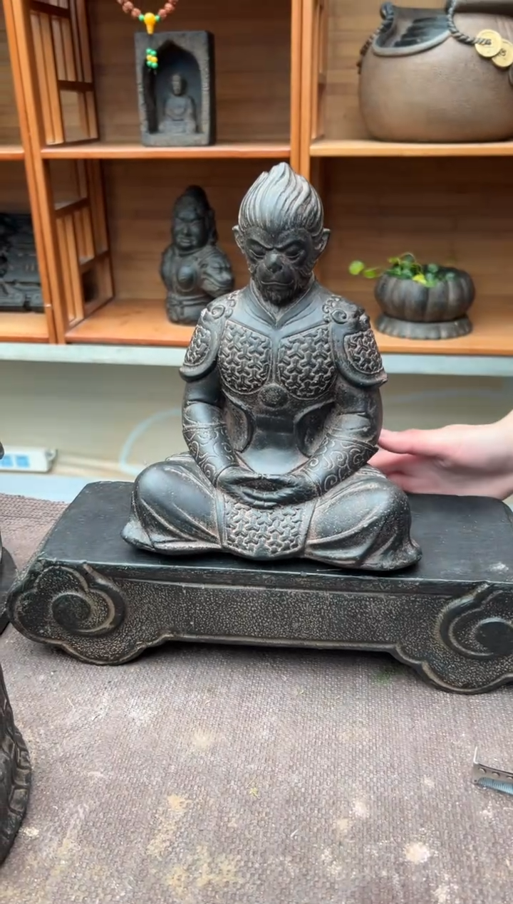 陶土【火山泥】大悟空+云台小底座