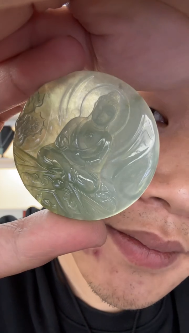 【闪购商品】翡翠未镶嵌颈饰天然翡翠A货孤品一件