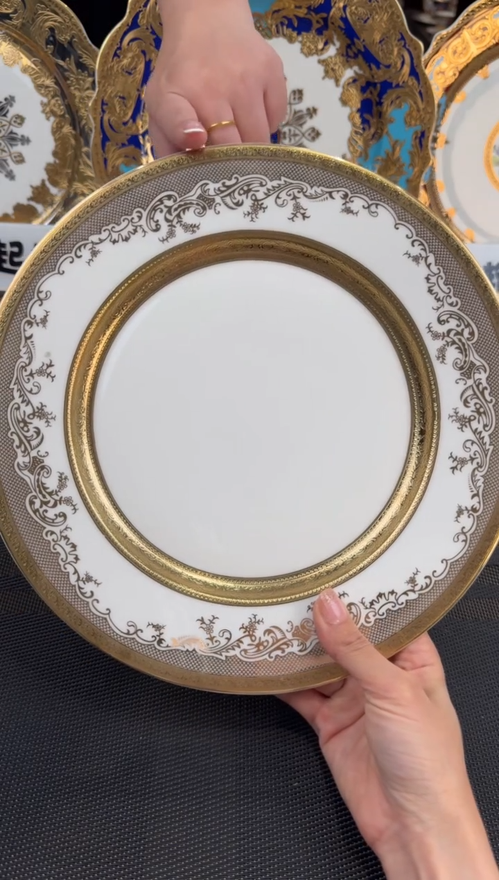 【闪购商品】瓷片10.5英寸平盘福利款 微瑕 3个