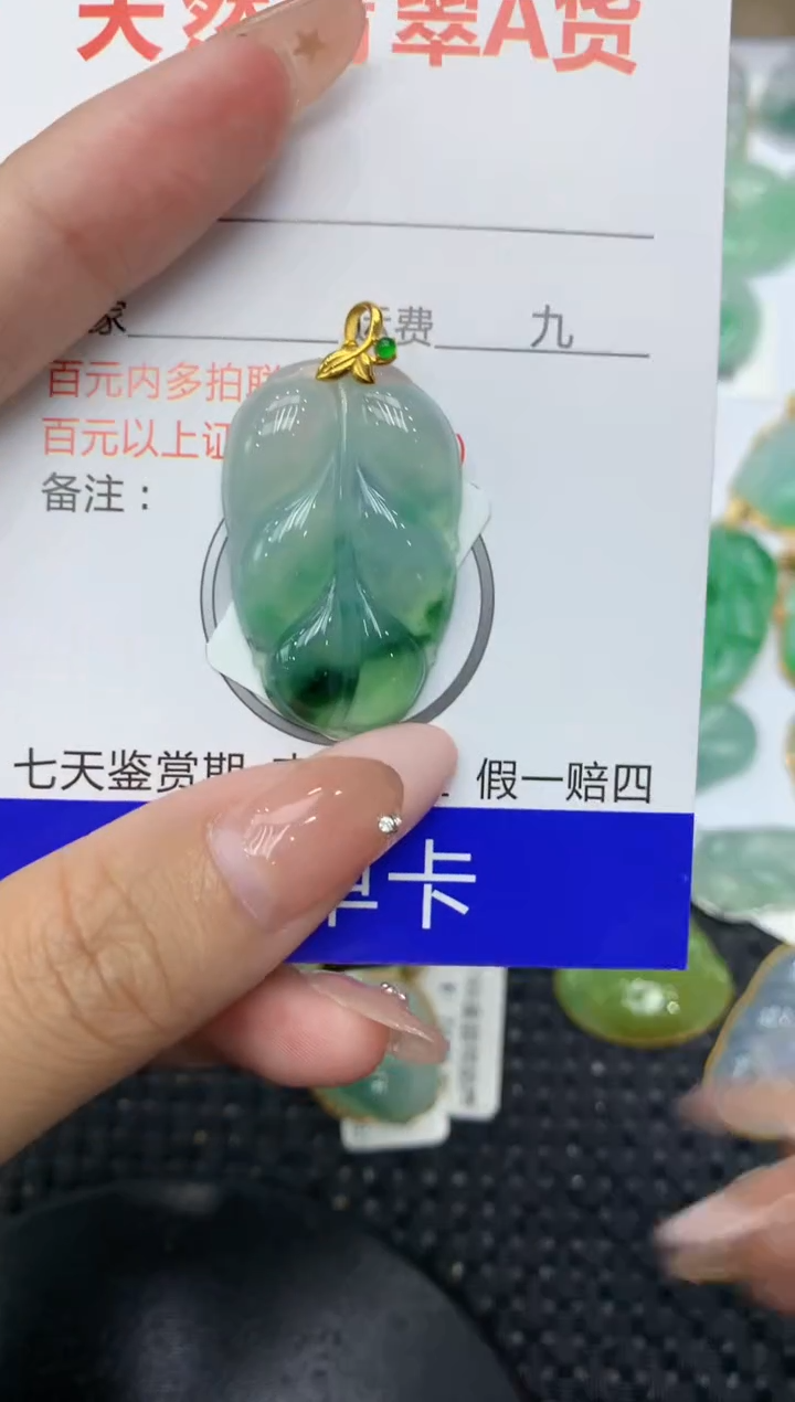 【闪购商品】翡翠颈饰18K金镶嵌111111111