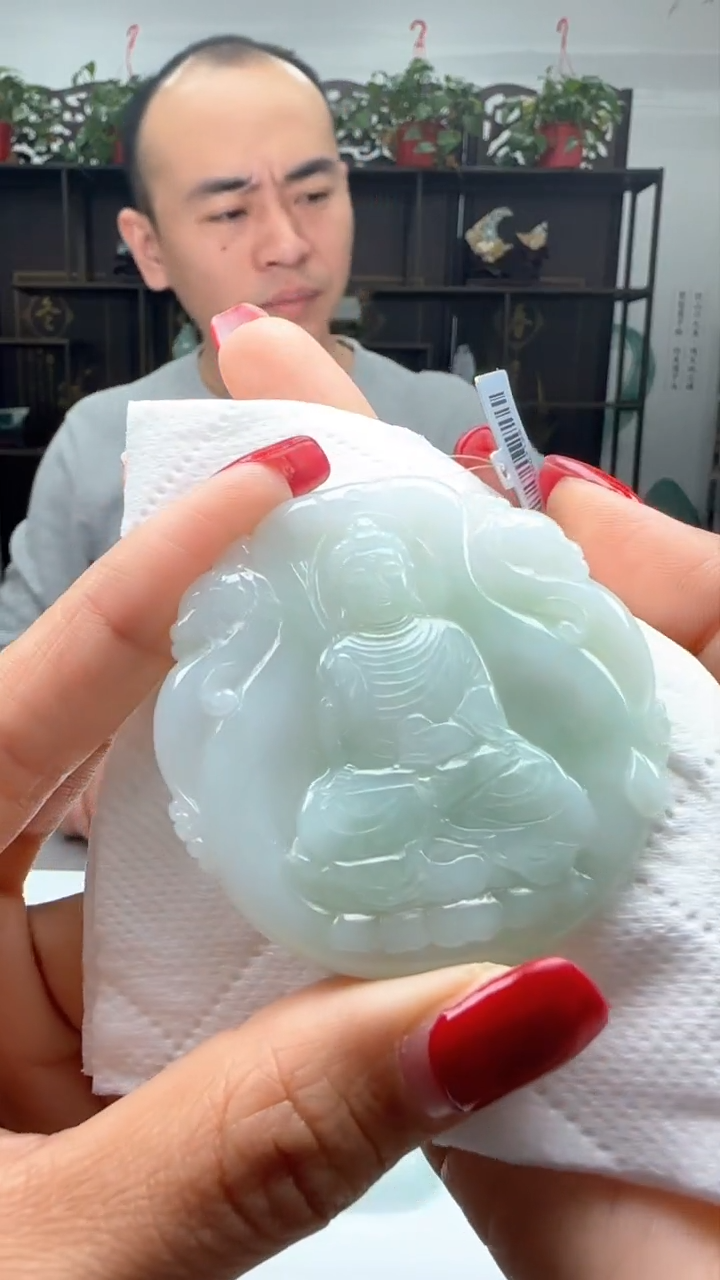 【闪购商品】翡翠颈饰未镶嵌天然翡翠A货吊坠