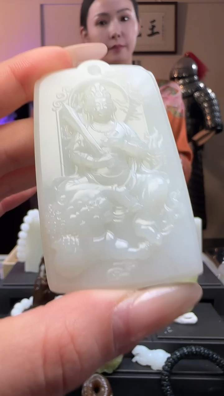 【闪购商品】和田玉文殊未镶嵌吊坠