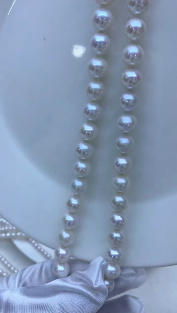 【闪购商品】淡水珍珠项链银S925镶嵌10