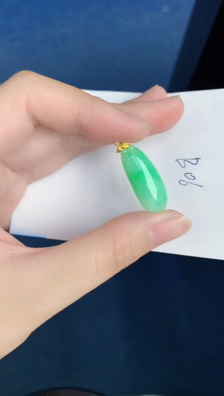 【闪购商品】翡翠颈饰18K金镶嵌000000000