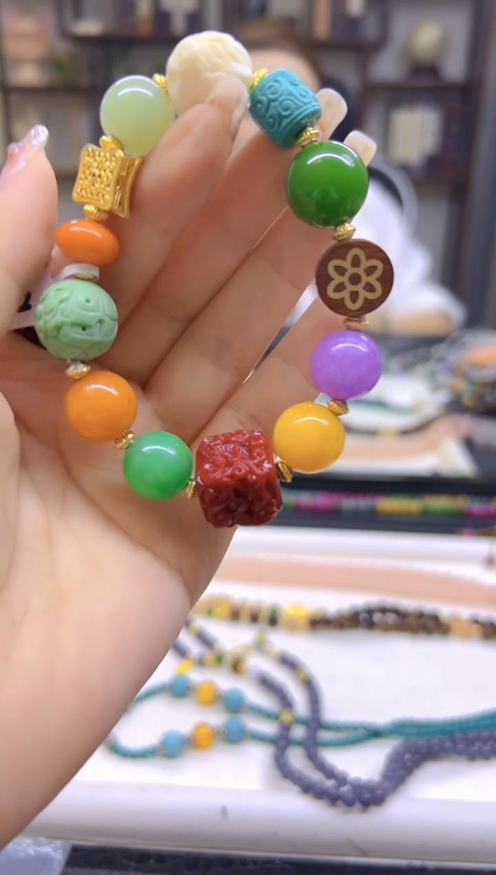未镶嵌手链翡翠DIY款S482