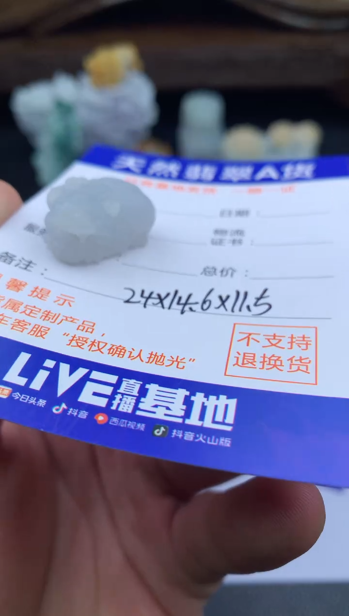 【闪购商品】定制翡翠未镶嵌貔貅