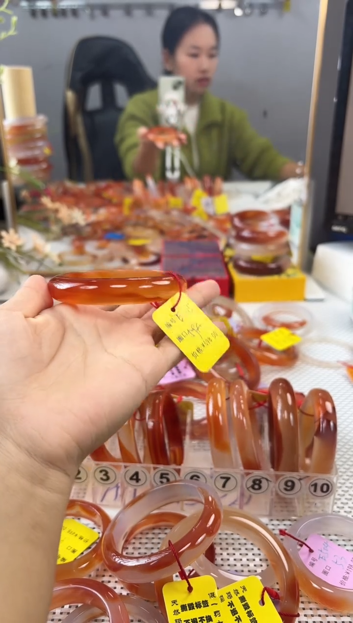 手镯玛瑙/玉髓未镶嵌小*1015