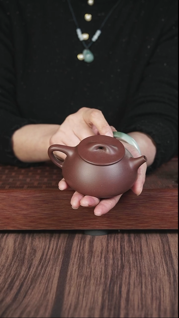 【闪购商品】紫砂茶壶lxc  紫泥 小石瓢