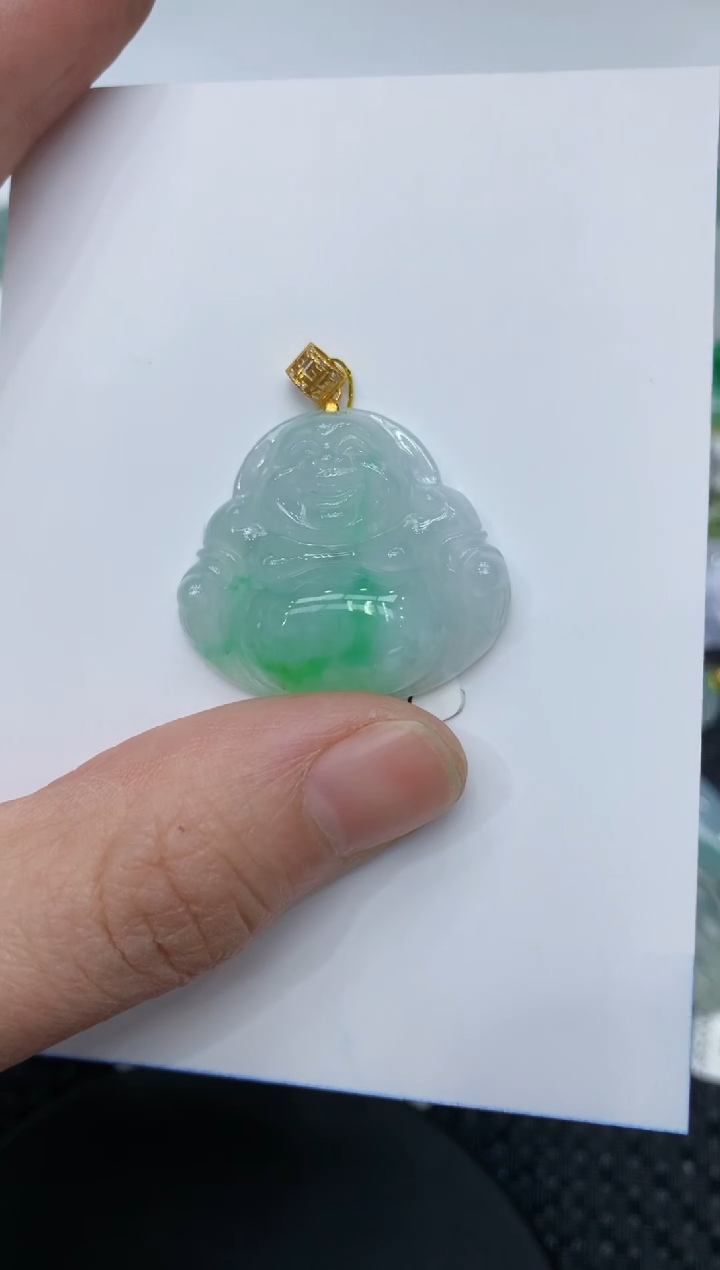 【闪购商品】翡翠颈饰18K金镶嵌11111111