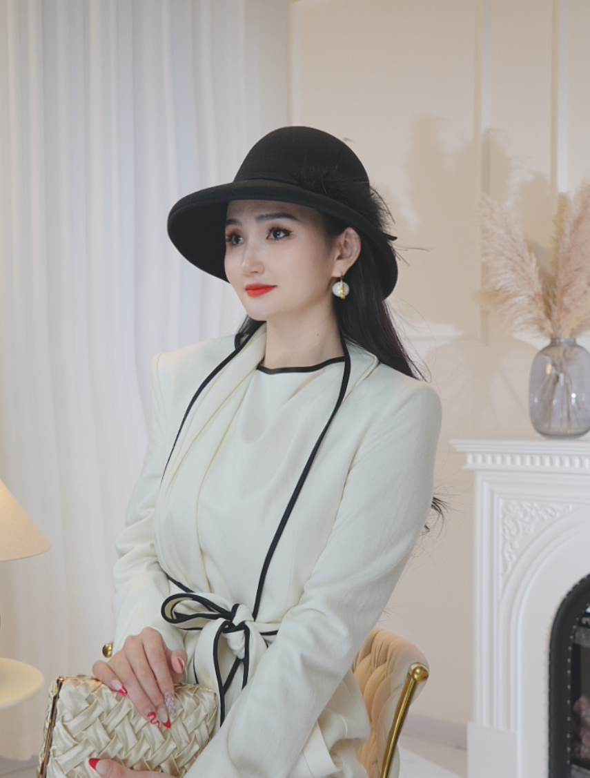 2025新款法式赫本帽