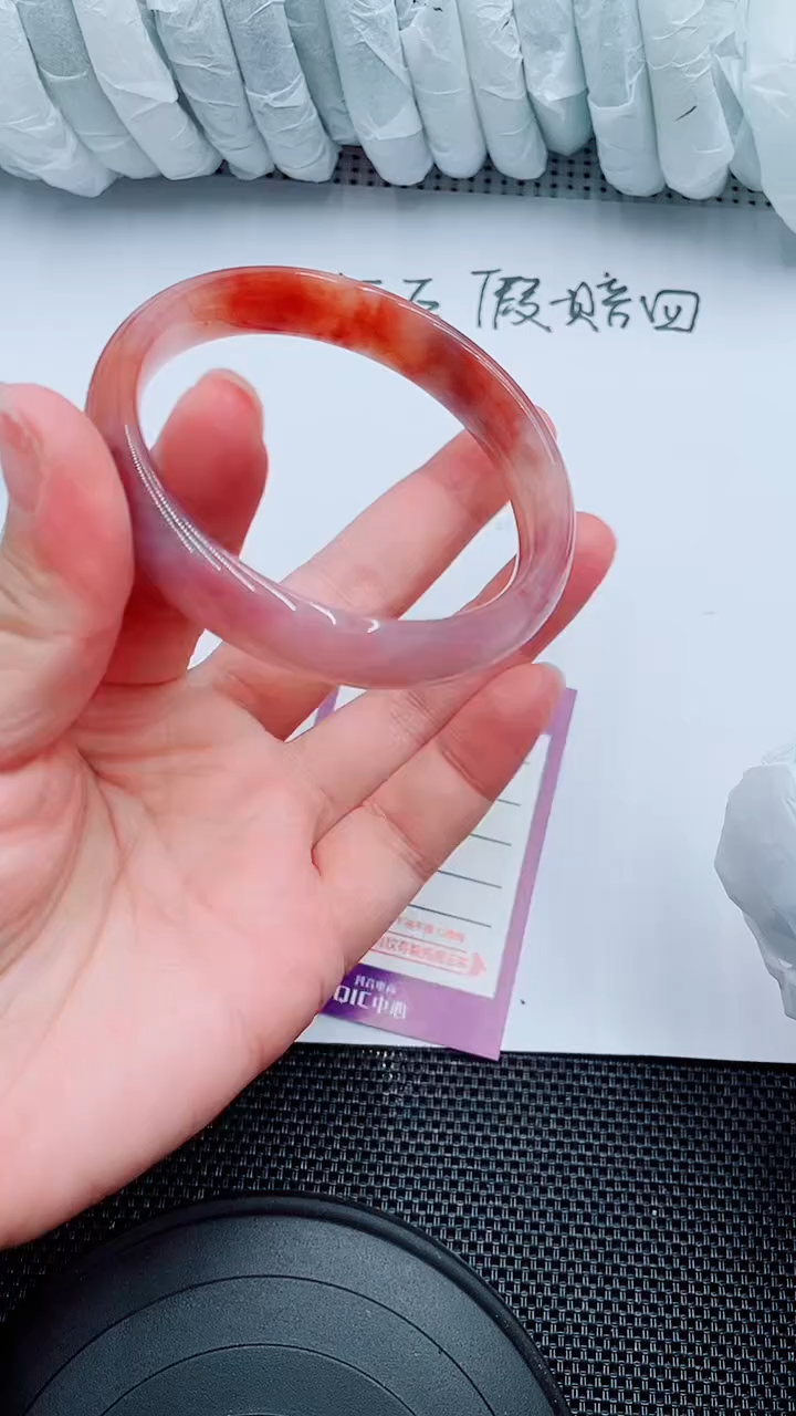 【闪购商品】石英质玉手镯未镶嵌A121-58-59