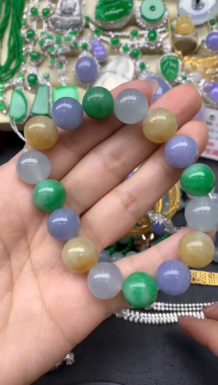 【闪购商品】翡翠手链未镶嵌627-分单定金1万-总价30800