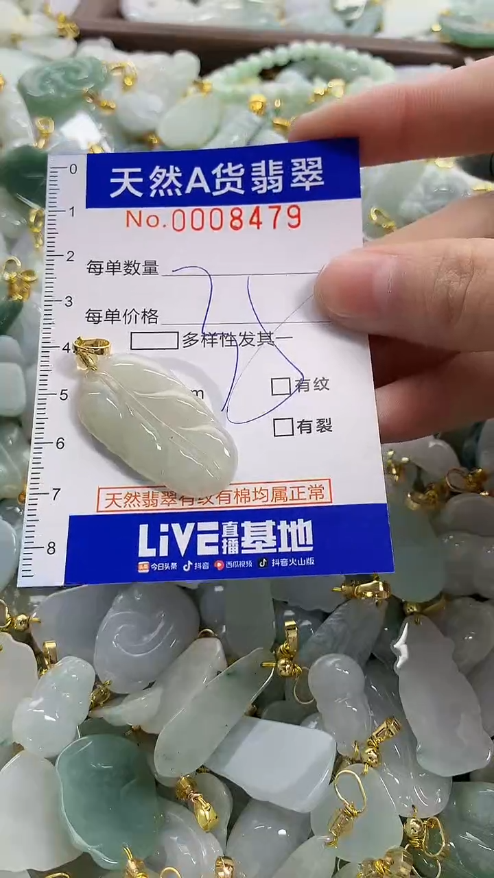 颈饰未镶嵌翡翠天然A货翡翠