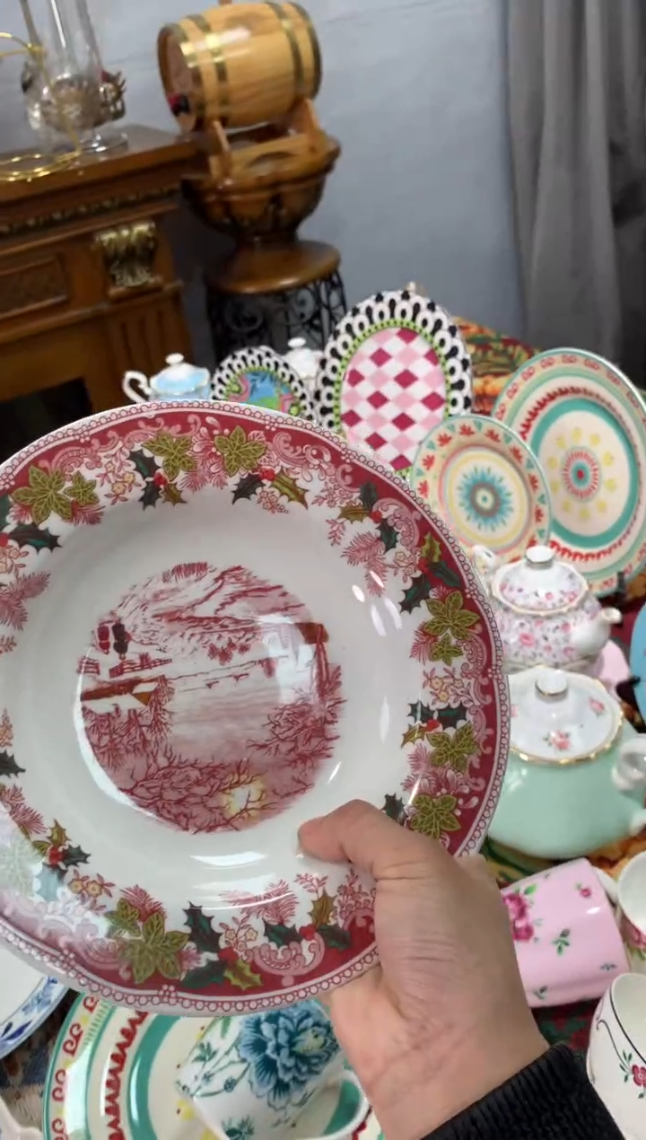 【闪购商品】瓷片陶瓷原单CC310餐具1个汤盘