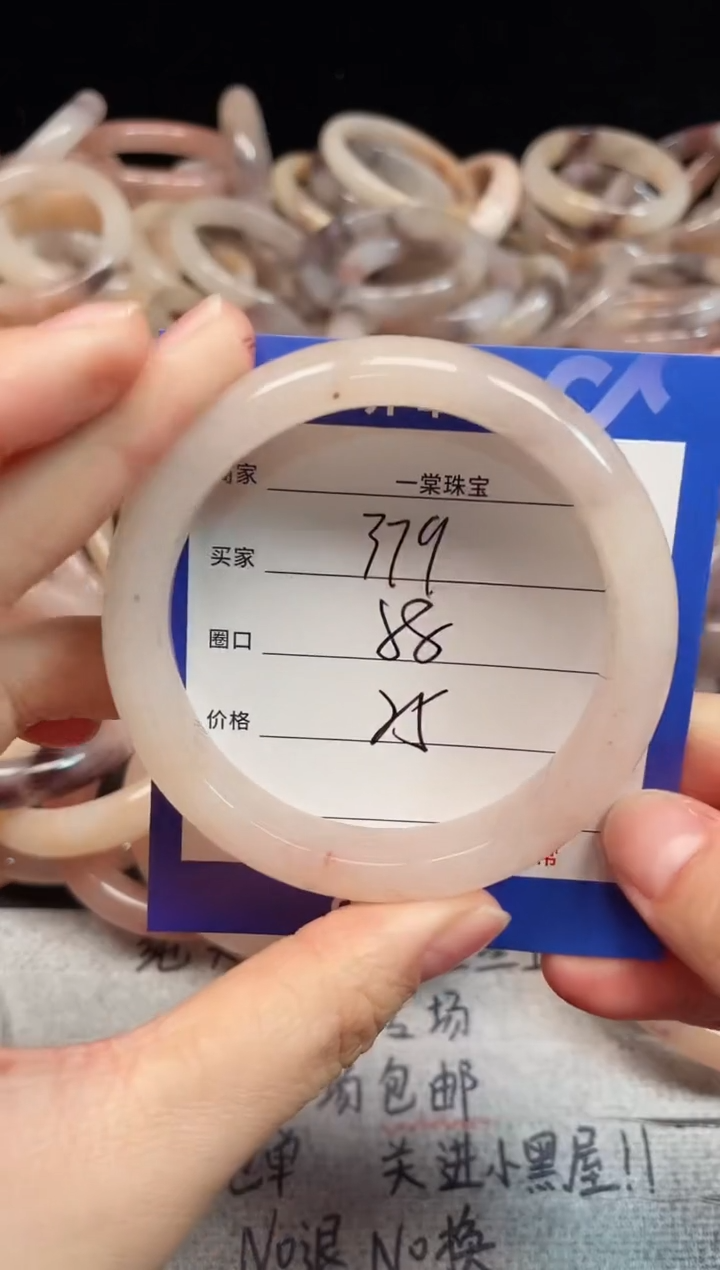 未镶嵌手镯石英质玉379