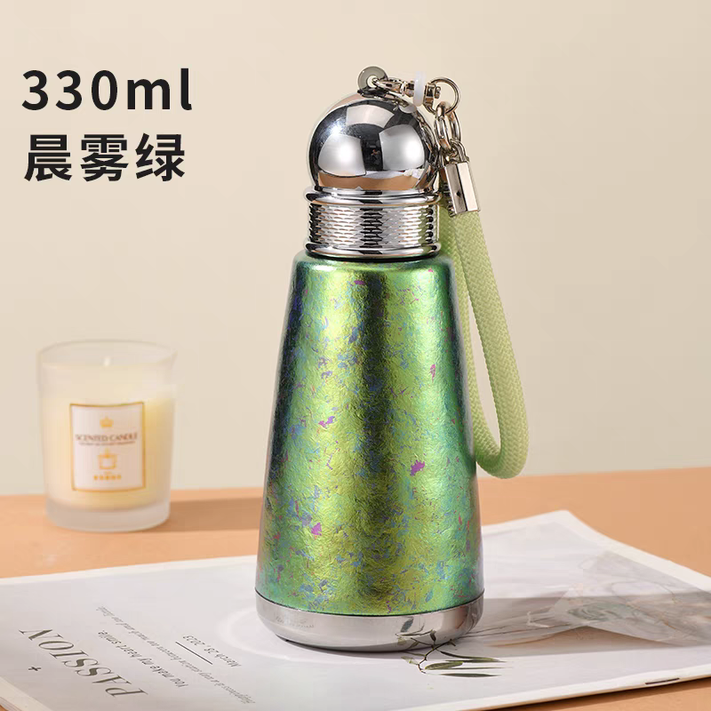 [乐壶匠厂家直销]纯钛2025新款女神杯330ml保温杯小容量