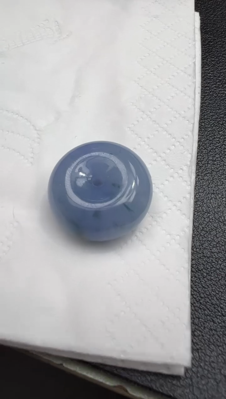 【闪购商品】定制翡翠未镶嵌20.6*9.9平安扣